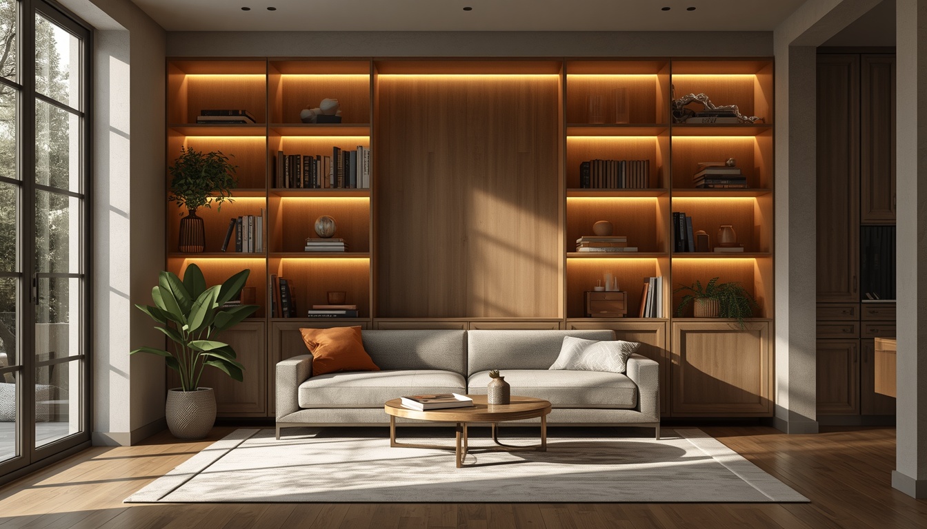 Eliminateelbow focus nook with soft lighting and tidy shelving